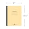 Winnable Case of Blue Composition Notebooks, Wide Ruled, 48 sht, 15 lb White Paper, 10.5"x8", Flexible Covers, PK72 77501cs - alternate 3