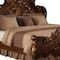 Homeroots Brown Scrolling Wood California King Bed Frame 348165 - alternate 2