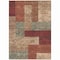 Homeroots 9' X 12' Brown And Terra Cotta Geometric Washable Indoor Outdoor Area Rug 612440 - alternate 5