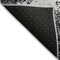 Homeroots 3' X 5' Black Gray And Ivory Abstract Washable Indoor Outdoor Area Rug 599460 - alternate 2