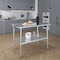Amgood 36 in. x 48 in. Stainless Steel Table, Metal Utility Kitchen Prep Work Table, NSF AMG WT-3648-Z - alternate 5