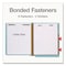 Pendaflex HD Pressboard End Tab Folders, Expands 2", 2 Dividers, 6 Fasteners, Letter, Light Blue, 10PK 1007077 - alternate 3