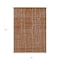 Homeroots 8' X 10' Brown Copper And Gray Striped Washable Indoor Outdoor Area Rug 597424 - alternate 3