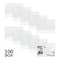 C-Line Products 2-3/8" x 3-3/8" Horizontal Vinyl Heavy Duty ID Badge Holders, 100/BX 88607 - alternate 1