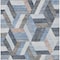 Homeroots 8' X 10' Blue Geometric Washable Indoor Outdoor Area Rug 608049 - alternate 4