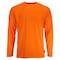 Dome75 Hi-Vis Long Sleeve Shirt, Non-ANSI/Enhanced Visibility, Poly/Jersey, Hi-Vis Orange, MD DSL2601 - alternate 3