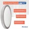 Bulbrite 9" Round 17-W 3000K LED Flush Mount Light, 1400 Lumens, Nickel Finish 773610 - alternate 5