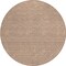 Homeroots 8' Brown And Beige Round Geometric Washable Indoor Outdoor Area Rug 594415 - alternate 2