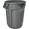 Rubbermaid Commercial 32 gal. Round Trash Can FG263200GRAY - alternate 3