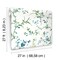 York Wallcoverings Blossom Branches White and Blue Wallpaper BL1744 - alternate 3