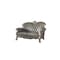 Homeroots 71in Bone Faux Leather Loveseat and Toss Pillows 515710 - alternate 1