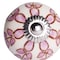 Homeroots Set of Eight Pink And White Ceramic Drawer Pull Knobs, 8PK 321694 - alternate 4