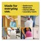 Glad Medium Drawstring Trash Bags with Clorox, 8 gal, Lemon Fresh Bleach, 0.74 mil, 23x21.63, Gray, 26PK 79316 - alternate 2