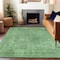 Homeroots 10' X 14' Sage And Mint Green Abstract Washable Indoor Outdoor Area Rug 615511 - alternate 3