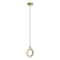 Afx Halo 8in LED Pendant Light, Light Antique Brass HLOP08LAJUDLB - alternate 1