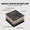 Vevor Carpet Tile Floor 24pcs Squares w/Padding Attached 20"x 20"Mixed Gray, 4PK DC126-04 - alternate 2