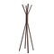 Homeroots 68in Brown Wood Four Hook Freestanding Coat Rack 372979 - alternate 1