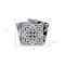 Homeroots 5" X 5" Black White and Gray Mosaic Peel and Stick Tiles 399871 - alternate 3
