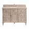 James Martin Vanities Lorelai 48" Sgl Vanity, Whitewashed Oak, w/ 3 CM Siberian Silestone Top w/FreePower Wireless Charger 424-V48-WWO-FSFR - alternate 1