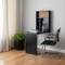 Homeroots 22" Black Secretary Desk 402078 - alternate 2