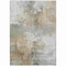 Homeroots 8' X 10' Ivory Gray And Khaki Abstract Washable Indoor Outdoor Area Rug 616835 - alternate 4