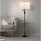 Jonathan Y Cora 60" Modern Metal LED Floor Lamp with Integrated Glass Side Table and Swing Arm, Black JYL3055D - alternate 4