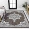 Jonathan Y Arden Vintage Casual Medallion Light Brown/Cream 4 ft. x 6 ft. Indoor/Outdoor Area Rug SMB300D-4 - alternate 3
