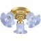 Boston Harbor Ceiling Light Fixture, 0.5 A, 120 V, 60 W, 3-Lamp, A19 or CFL Lamp, Metal Fixture F6BB03-22013L - alternate 1