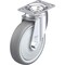 Blickle Swivel Plate Caster, TPR, 5", 275 lb. L-TPA 127KF-12 - alternate 1