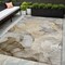Homeroots 5' X 8' Brown Abstract Washable Non Skid Indoor Outdoor Area Rug 559491 - alternate 1
