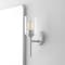 Jonathan Y Juno 13" 1-Light Farmhouse Industrial Metal/Glass Cylinder LED Sconce, White/Clear JYL9547E - alternate 3