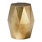 Baxton Studio Salman Geometric Bronze Metal Accent Table 259-14288-ZORO - alternate 1