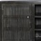 Homeroots 60in Dark Brown Solid Wood Cabinet Enclosed Storage Distressed TV Stand 489504 - alternate 4