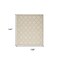 Homeroots 9' X 12' Cream And Beige Trellis Indoor Outdoor Area Rug 551420 - alternate 5