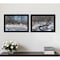 Homeroots Set Of Two Great Outdoors Nature or Winter Forest 1 Black Framed Print Wall Art, 2PK 416036 - alternate 2