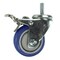Service Caster 3.5 Inch SS Blue Polyurethane 12mm Threaded Stem Caster Total Lock Brake SCC-SSTSTTL20S3514-PPUB-BLUE-M1215 - alternate 1