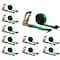 Mytee Products 2in x 30ft  Green Ratchet Strap w/ Flat Hooks, 3,333 WLL, 10PK RS230Gx10 - alternate 4