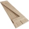 Ekena Millwork Rustic Two Board Joined Board-n-Batten Pecky Cypress Faux Wood Shutters w/Z-Board, 11"W x 76"H SHUBJZ11X76PCPR - alternate 5