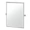 Gatco Mode 31.5" Framed Rectangular Mirror, Satin Nickel 5629FS - alternate 1
