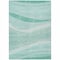 Homeroots 8' X 10' Aqua And Sky Blue Abstract Washable Indoor Outdoor Area Rug 603704 - alternate 5