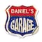 Signmission Daniel's Garage, 18 inch X 18 inch, Vinyl Decal, 2PK SHI-D-2PACK-18-383-DANIEL - alternate 1