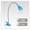 Newhouse Lighting 22 in. Blue Clip On Spotlight LED Gooseneck Clamp Light, Bendable LED Lamp NHCLP-LED-BLU - alternate 3