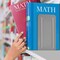 Acrimet Steel Metal Bookends for Shelves, Heavy Duty, for Large books, Silver, 2PK 292.1 - alternate 4