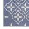 Homeroots 5' X 7' Blue And Ivory Geometric Indoor Outdoor Area Rug 572643 - alternate 3
