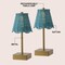 Jonathan Y Willow 11 in. Coastal Bohemian Metal and Rattan Tapered Cordless Rechargeable Integrated Dimmab, 2PK JYL5514B-SET2 - alternate 4