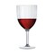 Smarty Had A Party 13 oz. Clear Ribbed Plastic Wine Glasses, 48PK 1713-CASE - alternate 2