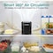 Serenelife Fridge Deodorizer & Odor Eliminator, Multi-Use Refrigerator Deodorizer Aluminum Pod for Freezer SLDEOS10BK - alternate 2