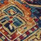 Homeroots 8' Red Orange And Blue Oriental Washable Indoor Outdoor Runner Rug 563782 - alternate 2