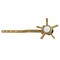 Kingston Brass Front Mount Toilet Tank Lever, Brushed Brass KTNX7 - alternate 1