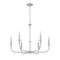 Z-Lite Tova Brushed Nickel 6 Light Chandelier 3049-32BN - alternate 3